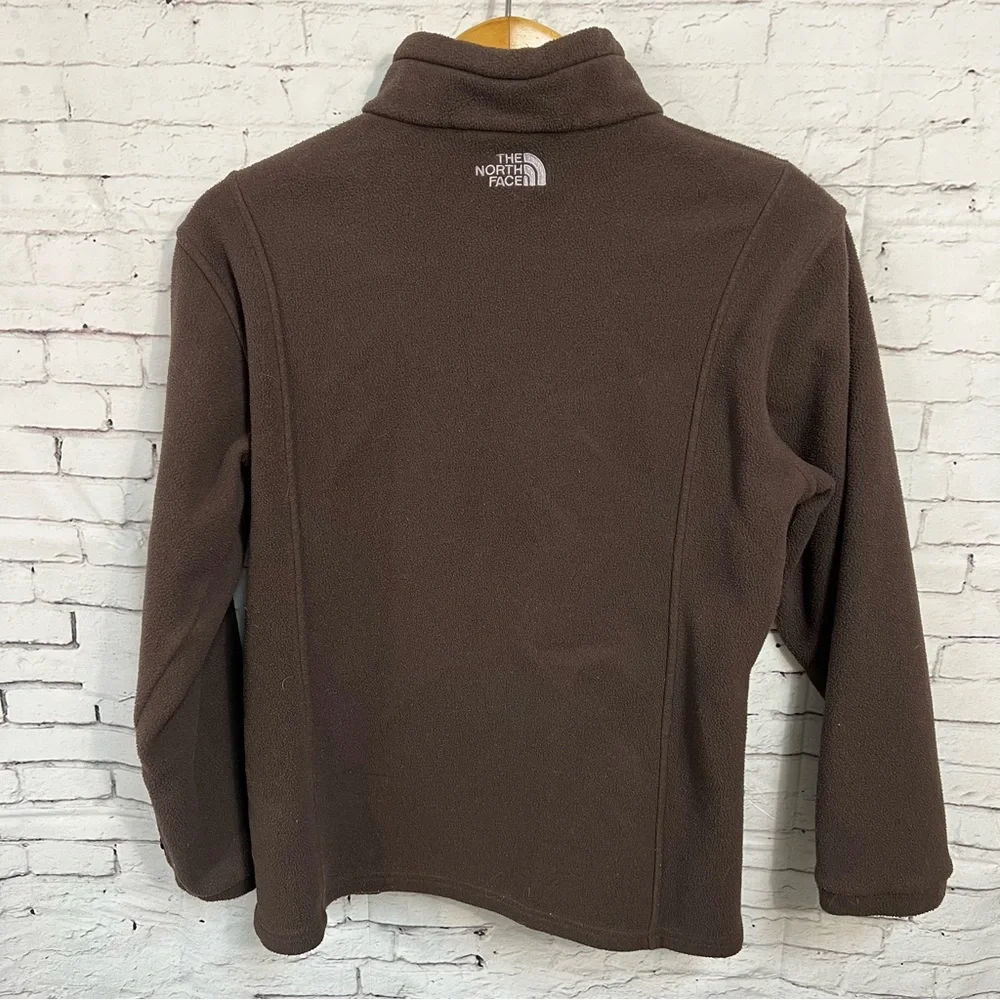 The North Face Full Zip Jacket Brown Size XL Girls Kids - Picture 2 of 8
